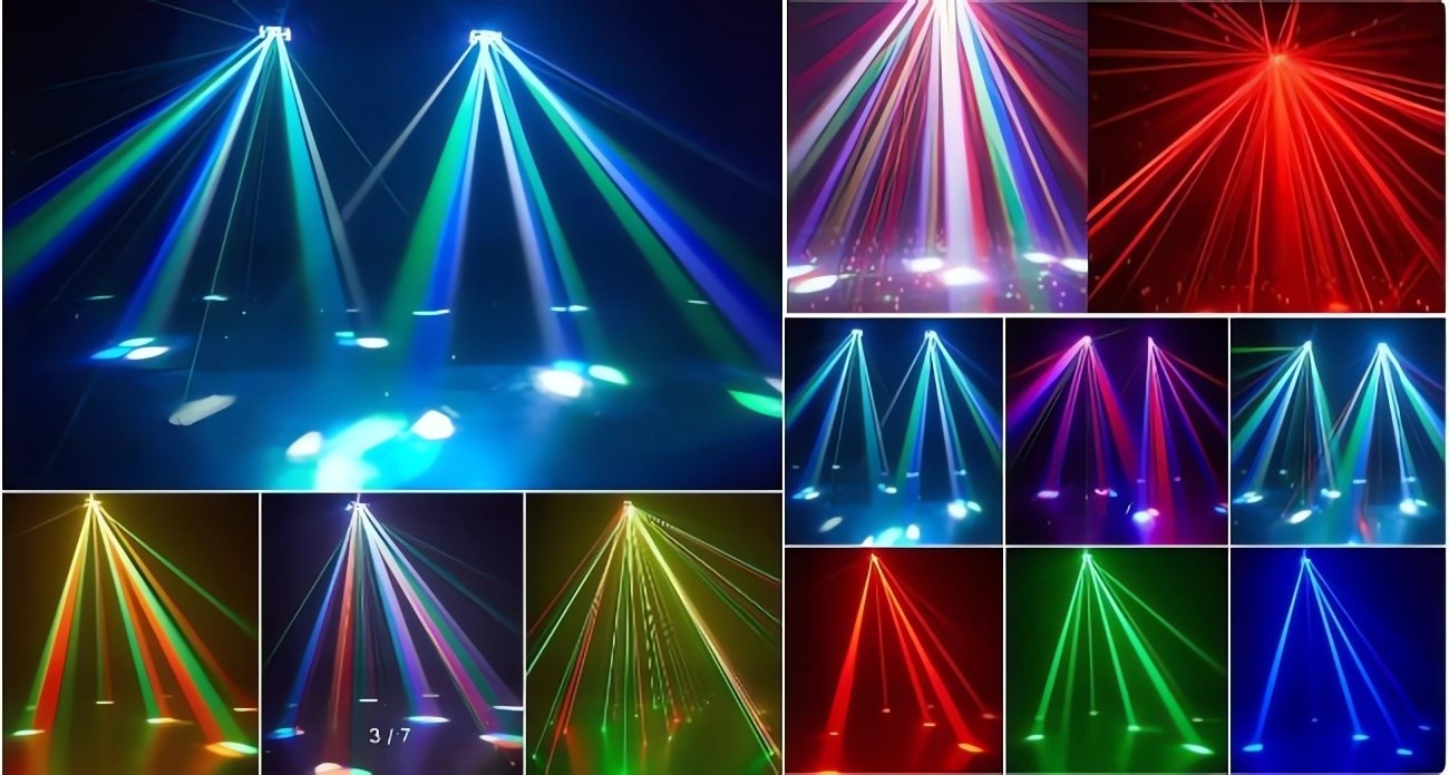 Пати проектор, патио проектор, цветомузыка для Нового года - новогодняя цветомузыка