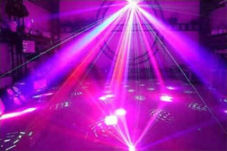 Пати проектор, патио проектор, цветомузыка для Нового года - новогодняя цветомузыка