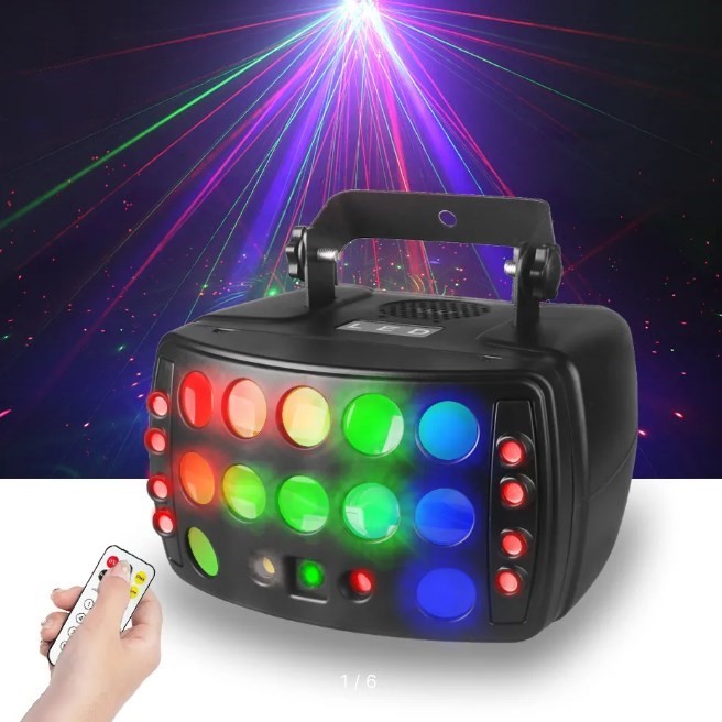 Пати проектор, патио проектор, цветомузыка для Нового года - новогодняя цветомузыка